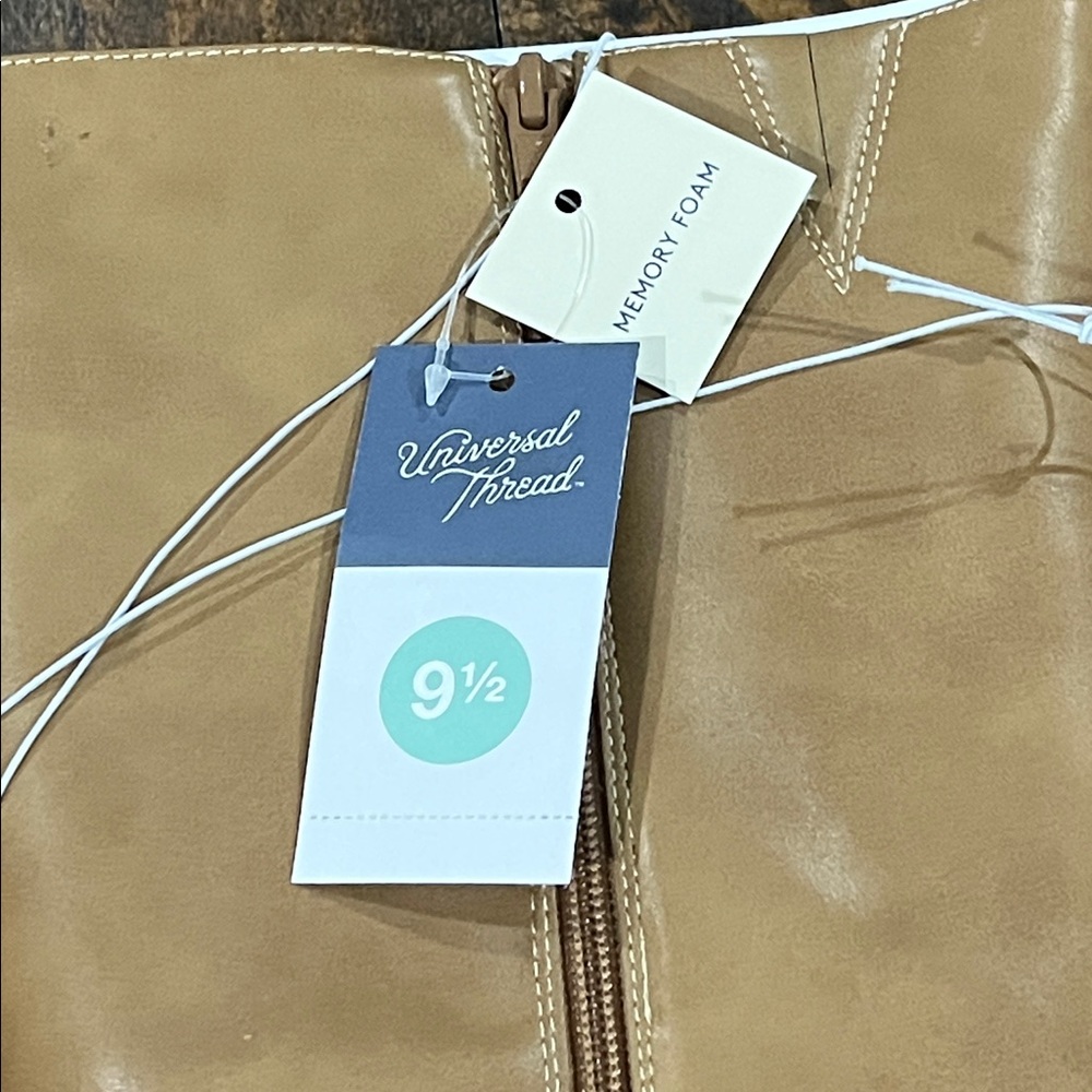 Tan Mid-Calf Boots - Picture 4 of 9